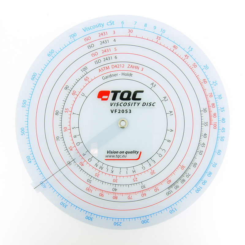 TQC粘度流出时间换算尺